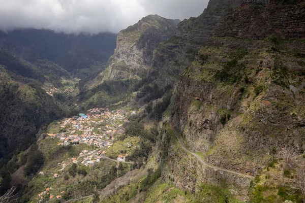 Tal Der Nonnen Curral Das Freiras Auf Madeira Portugal — Stockfoto