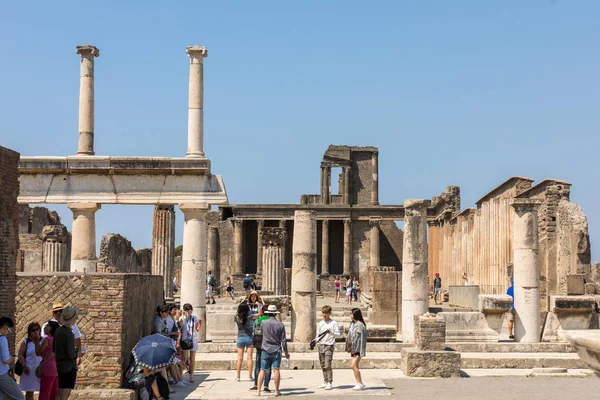 Pompeii Talya Haziran 2017 Antik Pompeii Talya Roma Şehri Vezüv — Stok fotoğraf