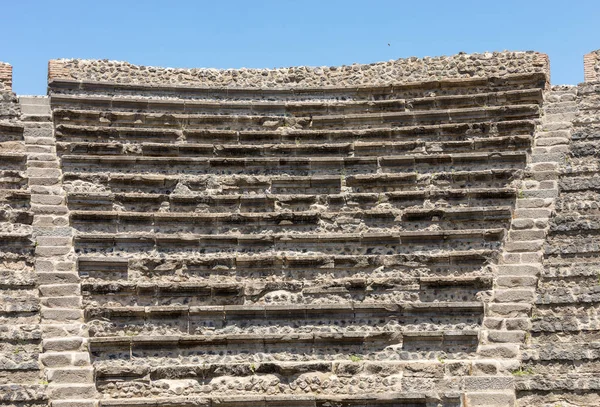 Forntida Staden Pompeji Italien Den Lilla Teatern Pompeji Denna Teater — Stockfoto