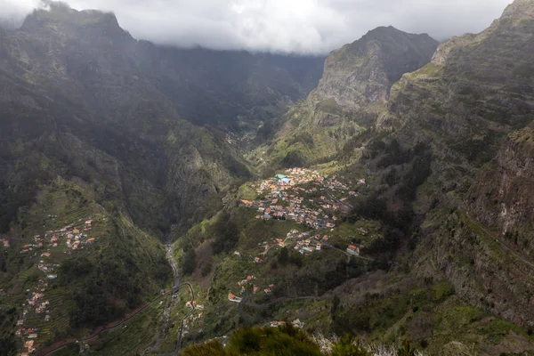 Vale Das Monjas Curral Das Freiras Ilha Madeira Portugal — Fotografia de Stock