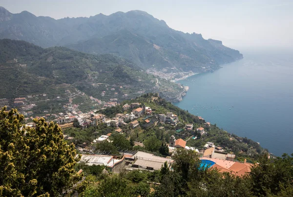 Blick Auf Die Amalfi Küste Zwischen Amalfi Und Positano Kampanien — Stockfoto