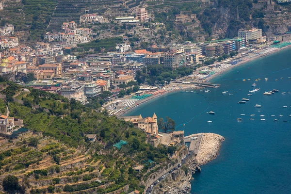 Vue Sur Golfe Salerne Depuis Ravello Campanie Italie — Photo