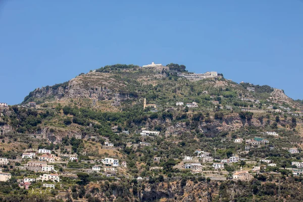 Villas Appartements Exclusifs Sur Côte Rocheuse Amalfi Campanie Italie — Photo