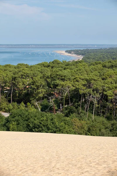 Uitzicht Vanaf Dune Van Pilat Het Hoogste Zandduin Van Europa — Stockfoto