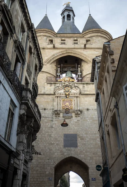 Grosse Cloche Século Segundo Portão Remanescente Das Muralhas Medievais Bordeaux — Fotografia de Stock