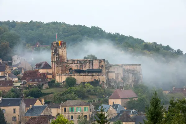 Dordogne Vadisi Aquitaine Fransa Carlux Köyü — Stok fotoğraf