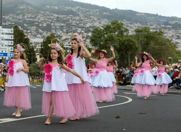 Funchal Madeira Portugal Abril 2018 Desfile Anual Festival Flor Madeira — Foto de Stock