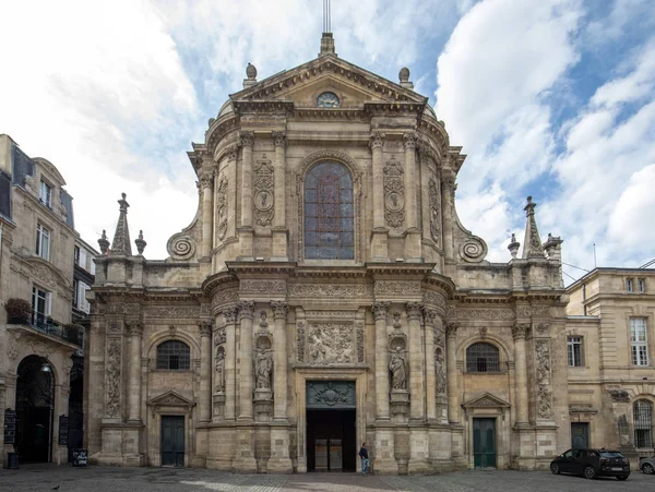 Bordeaux France September 2018 Facade Eglise Notre Dame Bordeaux Gironde — Stock Photo, Image