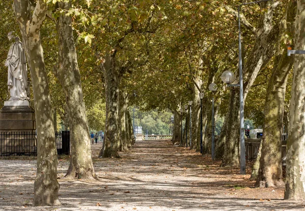 Bordeaux France September 2018 Public Garden Place Des Quinconces Bordeaux — Stock Photo, Image