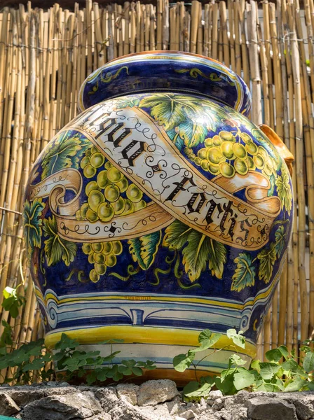 Ravello Italy June 2017 Artistic Ceramic Products Sale Ravello Small — Stock Photo, Image