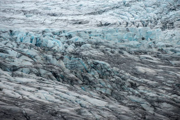 Svinafellsjokull冰川 Vatnajokull冰川的一部分 冰岛Skaftafel国家公园 — 图库照片