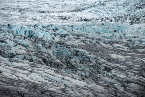 Ghiacciaio Svinafellsjokull Parte Del Ghiacciaio Vatnajokull Parco Nazionale Skaftafel Islanda — Foto Stock