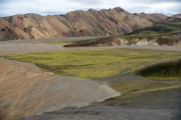 Montañas Volcánicas Landmannalaugar Reserva Natural Fjallabak Islandia —  Fotos de Stock