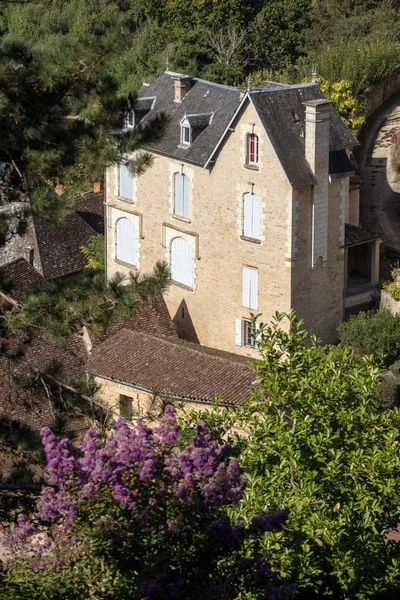 Μεσαιωνικό Χωριό Beynac Cazenac Διαμέρισμα Dordogne Γαλλία — Φωτογραφία Αρχείου