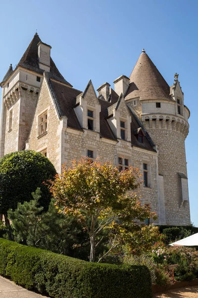 Milandes Frankrike September 2018 Chateau Des Milandes Ett Slott Dordogne — Stockfoto