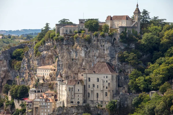 Ciudad Peregrina Rocamadour Ciudad Episcopal Santuario Santísima Virgen María Lot — Foto de Stock