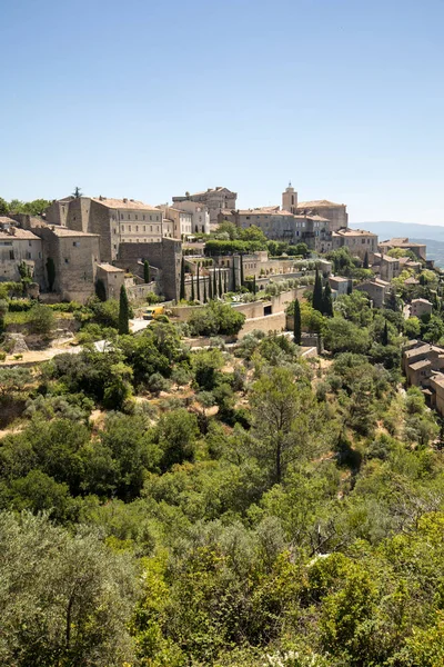Medeltida Kulle Staden Gordes Provence Frankrike — Stockfoto