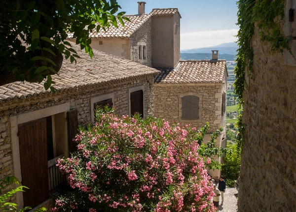 Středověké Horské Město Gordes Provence Francie — Stock fotografie