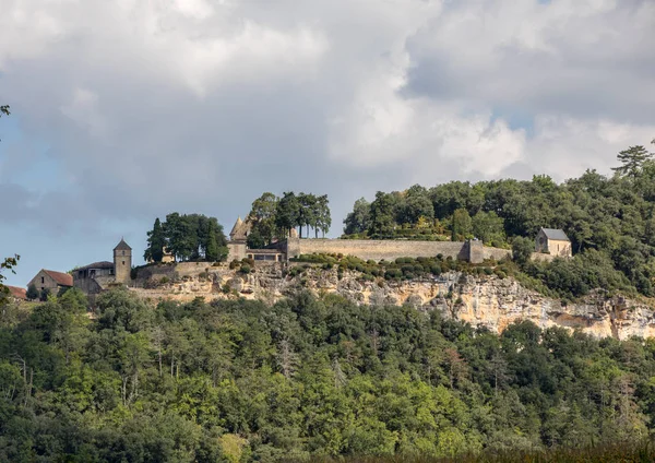 Сады Jardins Marqueyssac Регионе Дордонь Франции — стоковое фото