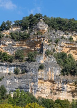  Jardins de Marqueyssac Fransa'nın Dordogne bölgedeki Belvedere bakış açısı