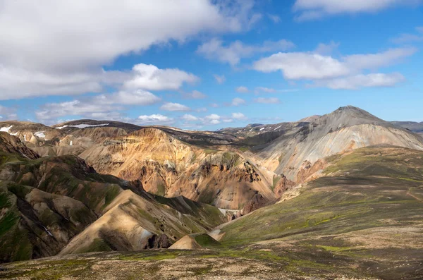 Montañas Volcánicas Landmannalaugar Reserva Natural Fjallabak Islandia —  Fotos de Stock