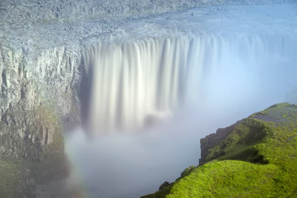 Dettifoss Islands Mäktigaste Vattenfall Det Ligger Jokulsargljufur Nationalpark Den Nordöstra — Stockfoto