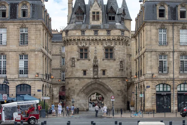 Bordeaux Frankrijk September 2018 City Gate Cailhau Middeleeuwse Poort Bordeaux — Stockfoto