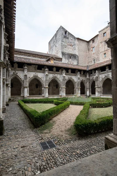 Middeleeuws Klooster Van Kathedraal Van Saint Etienne Cahors Occitanie Frankrijk — Stockfoto