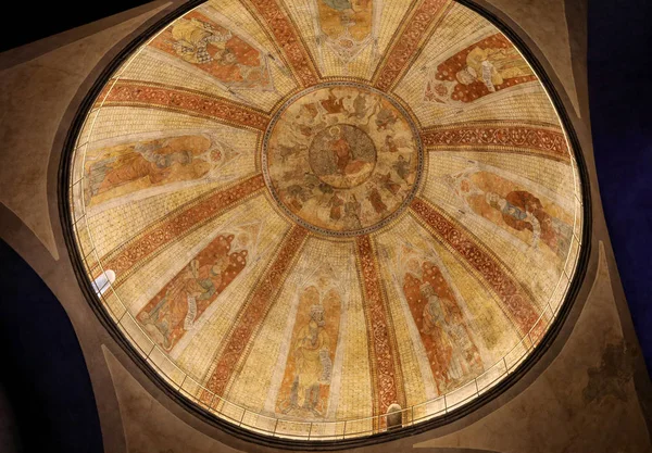 Кахор Франция Сентября 2018 Года Interior Saint Etienne Cathedral Cahors — стоковое фото