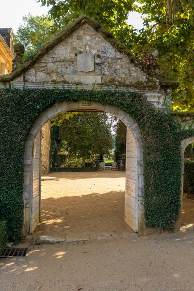 Dordogne Daki Güzel Jardins Manoir Eyrignac Fransa — Stok fotoğraf