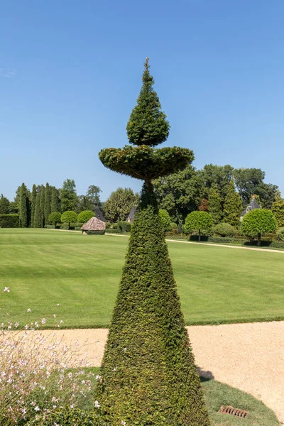 Pittoresco Jardins Manoir Eyrignac Dordogna Francia — Foto Stock