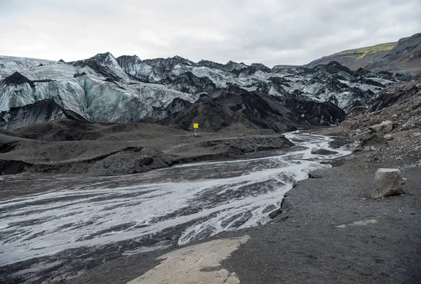 Svinafellsjokull Gletsjer Onderdeel Van Vatnajokull Gletsjer Nationaal Park Skaftafel Ijsland — Stockfoto