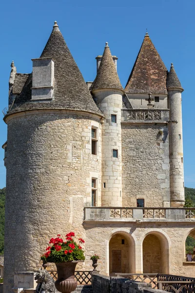 Milandes France Septembre 2018 Château Des Milandes Château Dordogne Des — Photo