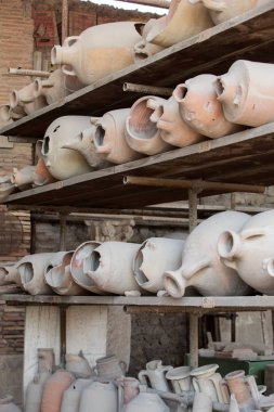  Pompeii UNESCO mirasının ünlü arkeolojik sitesi. İtalya