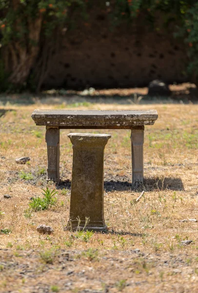 Słynne Stanowisko Archeologiczne Dziedzictwa Unesco Pompejach Włochy — Zdjęcie stockowe