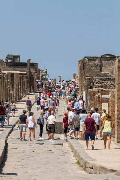Помпеи Италия Июня 2017 Года Знаменитая Археологическая Достопримечательность Помпеи Юнеско — стоковое фото