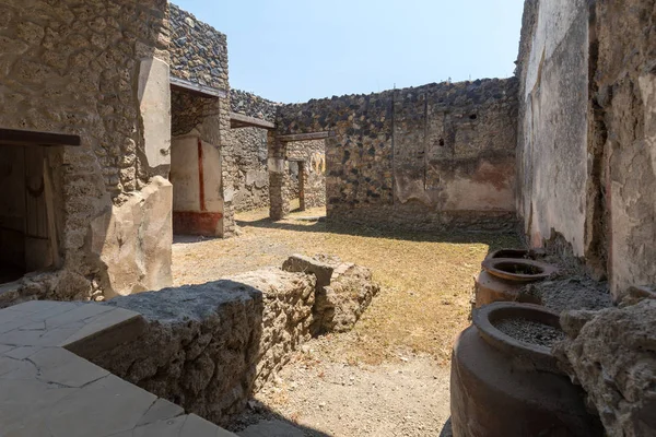 Slavné Archeologické Naleziště Pompejského Dědictví Unesco Itálie — Stock fotografie