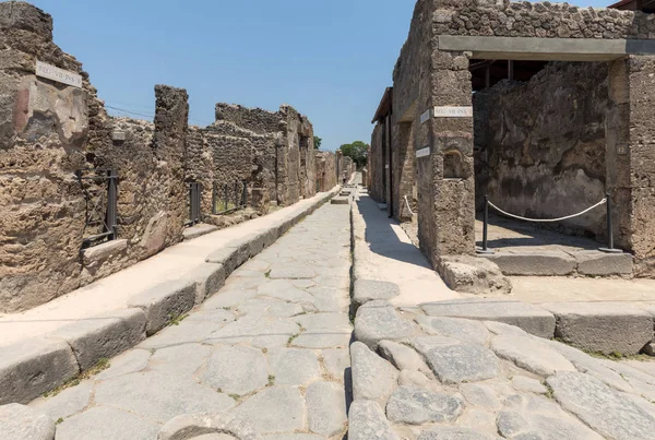 Pompeii Unesco Mirasının Ünlü Arkeolojik Sitesi Talya — Stok fotoğraf