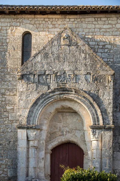 Starý Kostel Obci Saint Georges Montagne Saint Emilion Gironde Francie — Stock fotografie