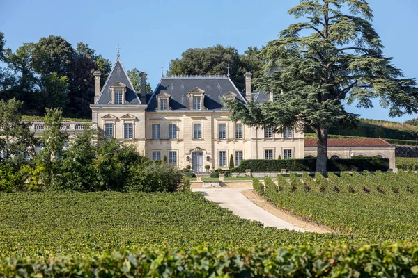 Saint Emilion Francia Septiembre 2018 Viñedo Chateau Fonplegade Nombre Literalmente —  Fotos de Stock