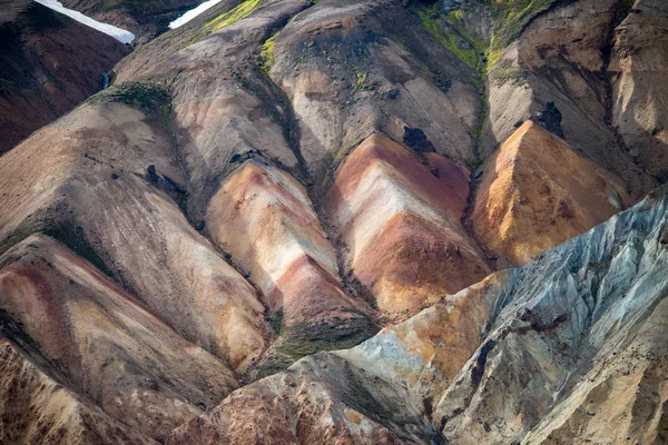 Volcanic Mountains Landmannalaugar Fjallabak Nature Reserve Iceland — Stock Photo, Image