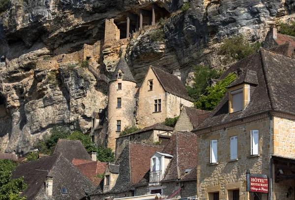 Roque Gageac Dordoña Francia Septiembre 2018 Roque Gageac Pueblo Pintoresco —  Fotos de Stock