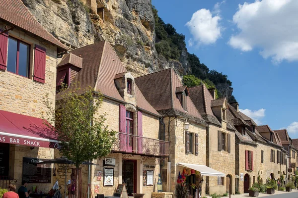 Roque Gageac Dordogne Fransa Eylül 2018 Dordogne Nehri Üzerindeki Roque — Stok fotoğraf