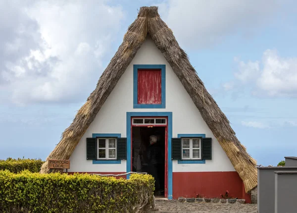 Сантана Мадейра Португалия Апреля 2018 Года Традиционный Сельский Дом Сантане — стоковое фото