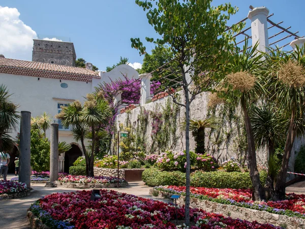 Ravello Italia Junio 2017 Jardín Villa Rufolo Ravello Costa Amalfitana — Foto de Stock