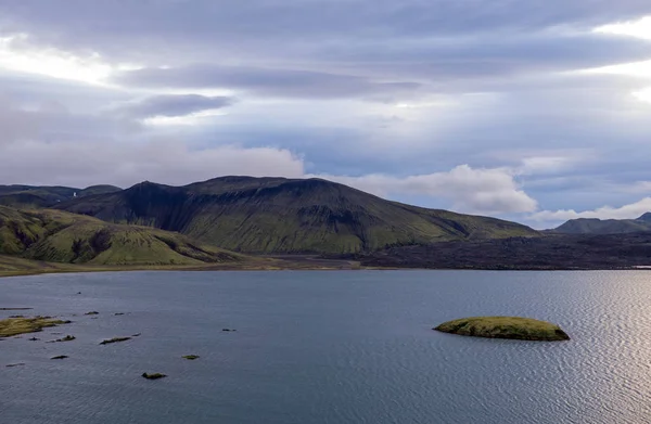 Fjallabak Doğa Rezervi Ndeki Landmannalaugar Volkanik Dağları Zlanda — Stok fotoğraf