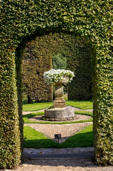 Pittoresque Jardins Manoir Eyrignac Dordogne France — Photo