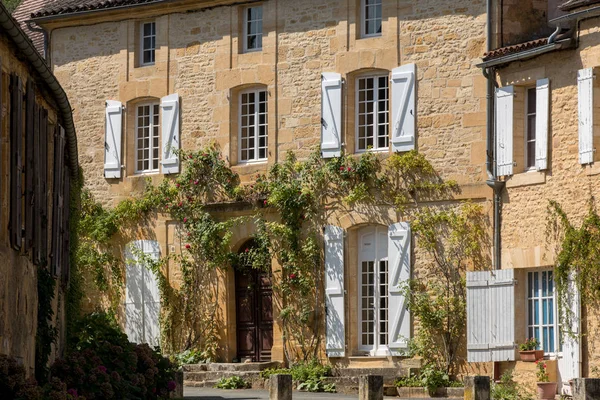 Saint Genies Grazioso Villaggio Tra Montignac Sarlat Centro Del Paese — Foto Stock