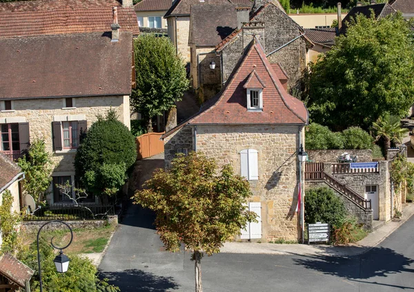 Χωριό Της Carlux Στην Κοιλάδα Dordogne Ακουιτανία Γαλλία — Φωτογραφία Αρχείου