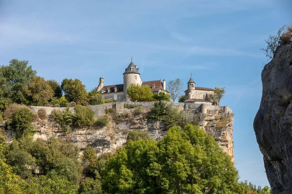 Castello Belcastel Lacave Lot Midi Pyrenees Francia — Foto Stock